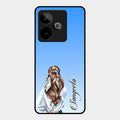 Styles Girl Customize Name Glass Case For Realme Gt 7T 5G