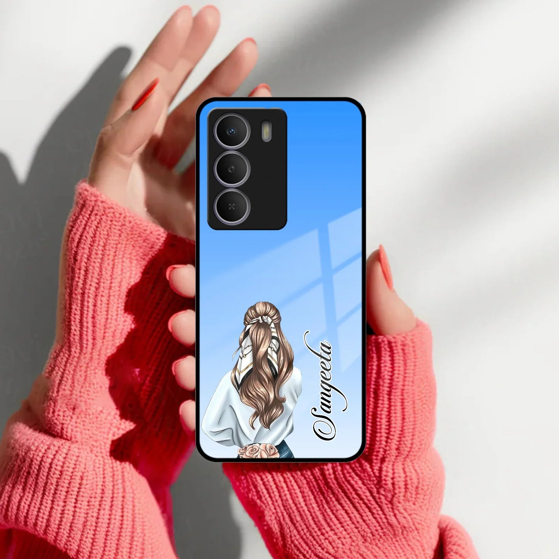 Styles Girl Customize Name Glass Case For Realme/Narzo - ShopOnCliQ