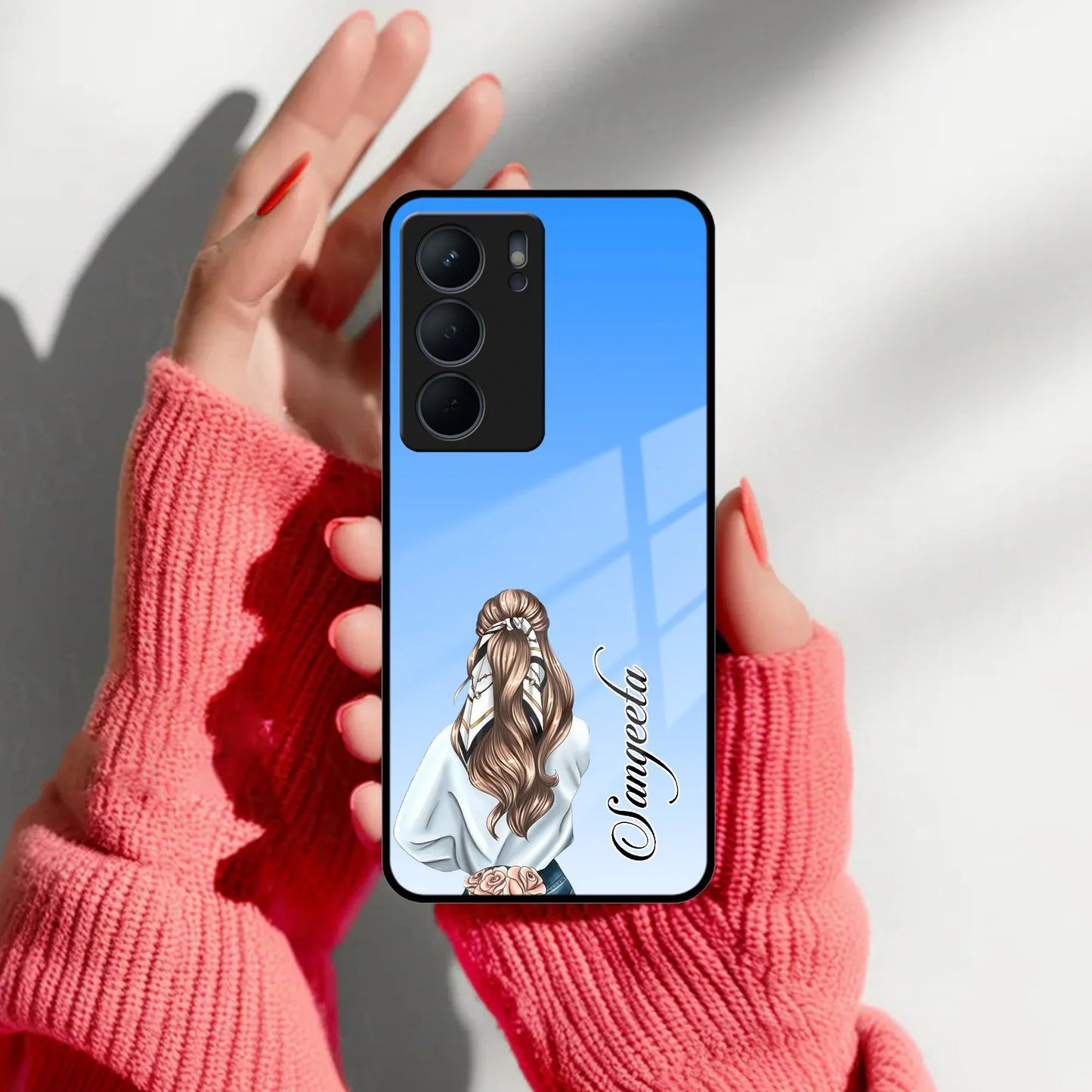 Styles Girl Customize Name Glass Case For Realme/Narzo - ShopOnCliQ