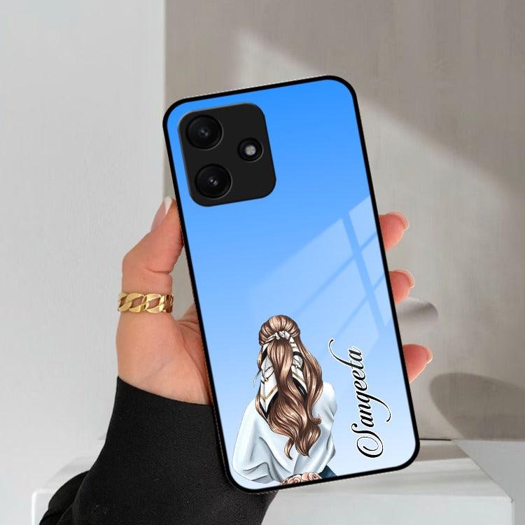 Styles Girl Customize Name Glass Case For Redmi/Xiaomi - ShopOnCliQ