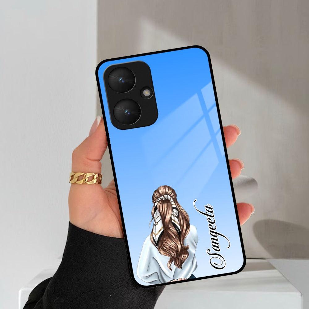 Styles Girl Customize Name Glass Case For Redmi/Xiaomi - ShopOnCliQ
