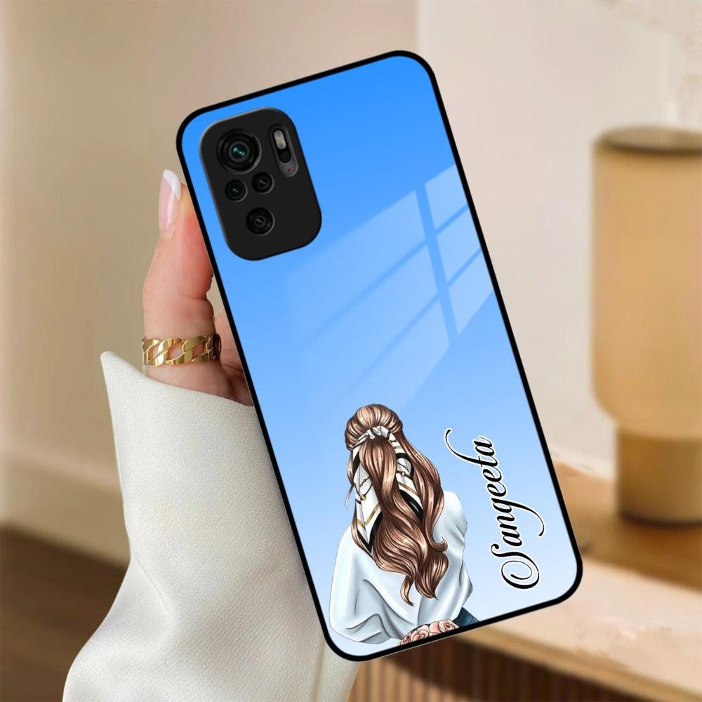 Styles Girl Customize Name Glass Case For Redmi/Xiaomi - ShopOnCliQ