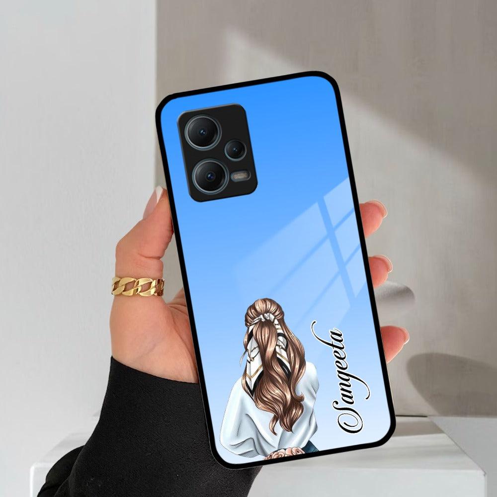 Styles Girl Customize Name Glass Case For Redmi/Xiaomi - ShopOnCliQ