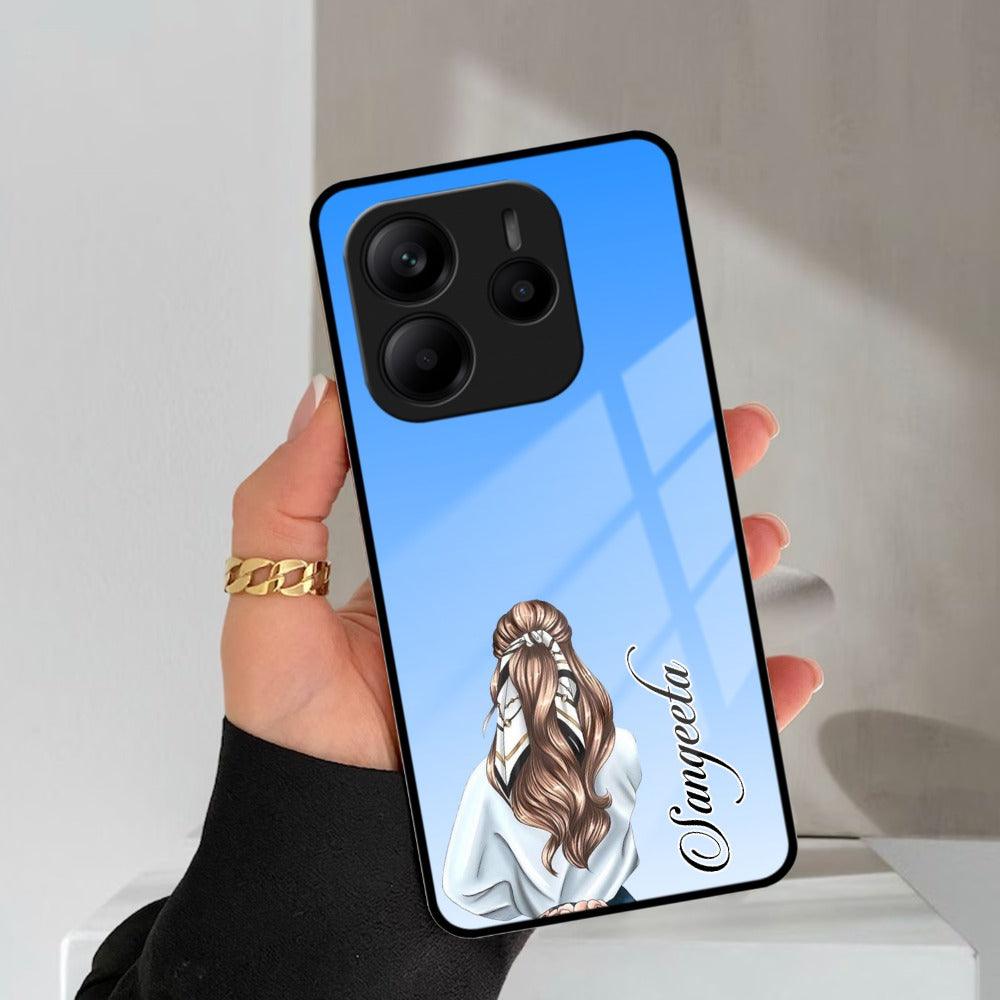 Styles Girl Customize Name Glass Case For Redmi/Xiaomi - ShopOnCliQ