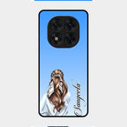 Styles Girl Customize Name Glass Case For Redmi Note 14 Pro 5G