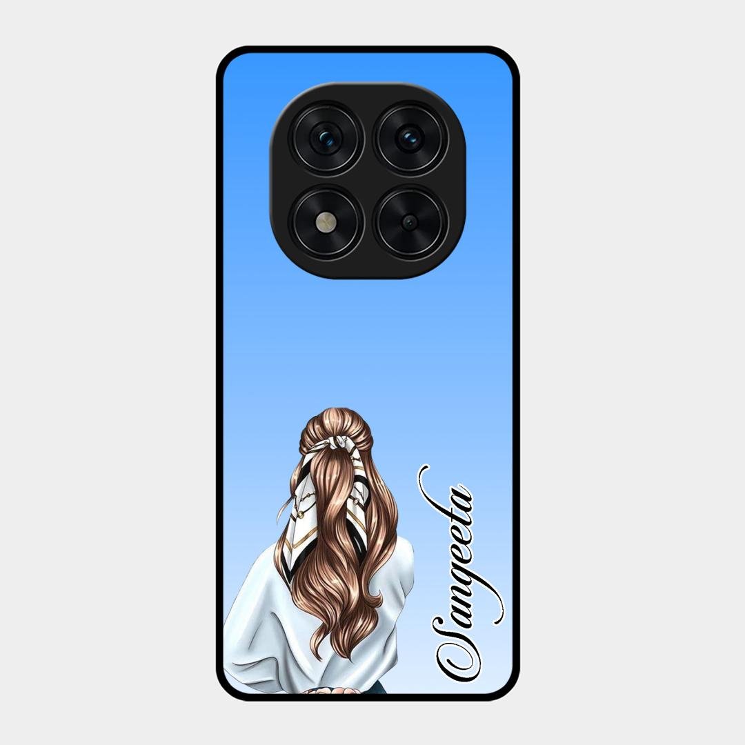 Styles Girl Customize Name Glass Case For Redmi Note 15 Pro 5G