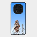 Styles Girl Customize Name Glass Case For Redmi Note 15 Pro Plus 5G