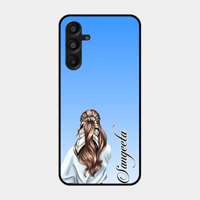 Styles Girl Customize Name Glass Case For Samsung Galaxy A16 5G