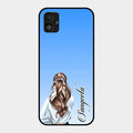 Styles Girl Customize Name Glass Case For Samsung Galaxy F14 5G