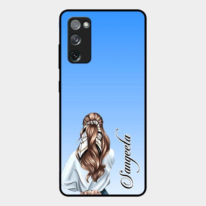 Styles Girl Customize Name Glass Case For Samsung Galaxy S20 Fe 5G
