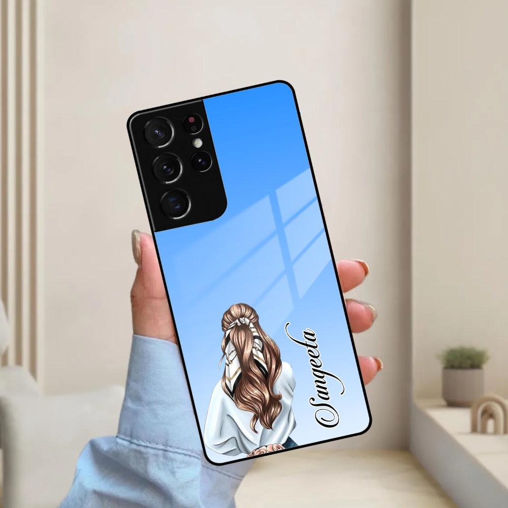 Styles Girl Customize Name Glass Case For Samsung - ShopOnCliQ