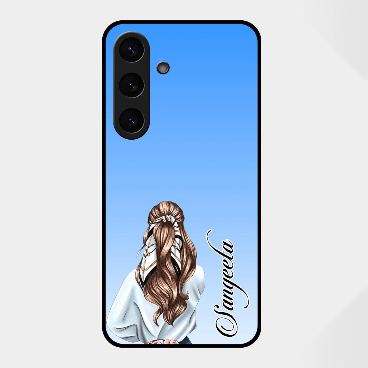 Styles Girl Customize Name Glass Case For Samsung Galaxy S25 FE 5G
