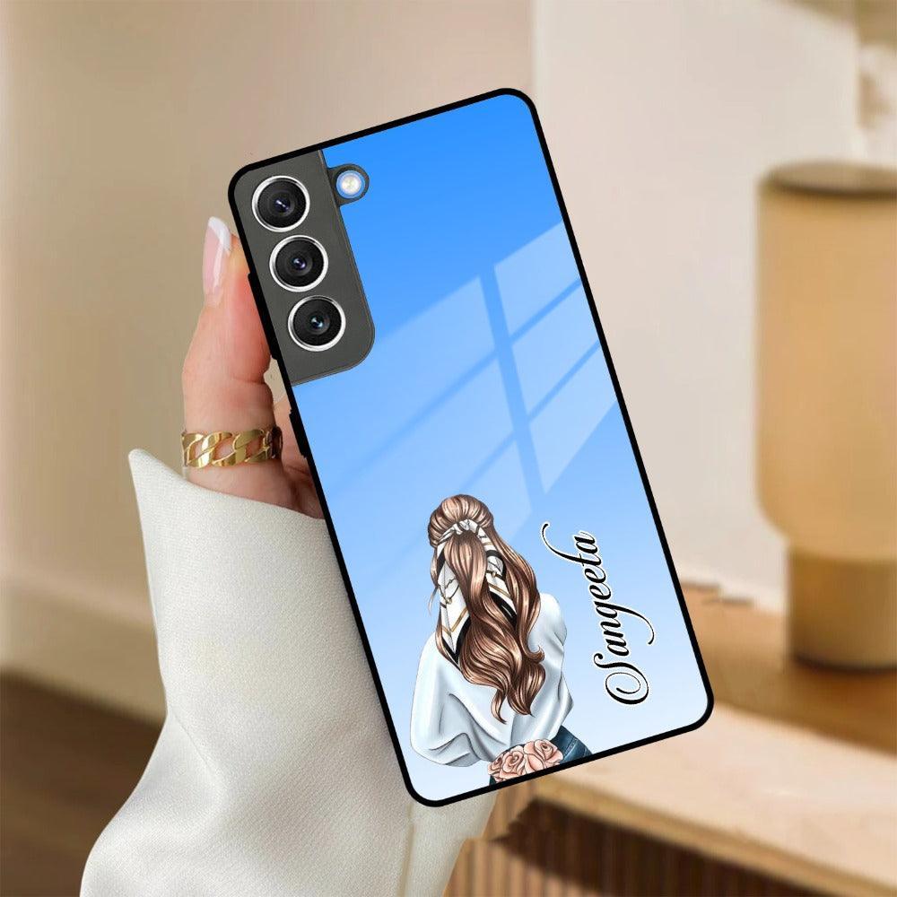 Styles Girl Customize Name Glass Case For Samsung - ShopOnCliQ