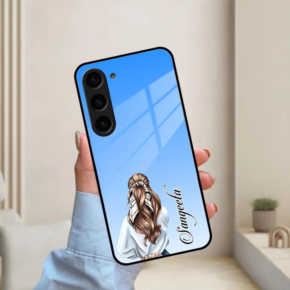 Styles Girl Customize Name Glass Case For Samsung - ShopOnCliQ