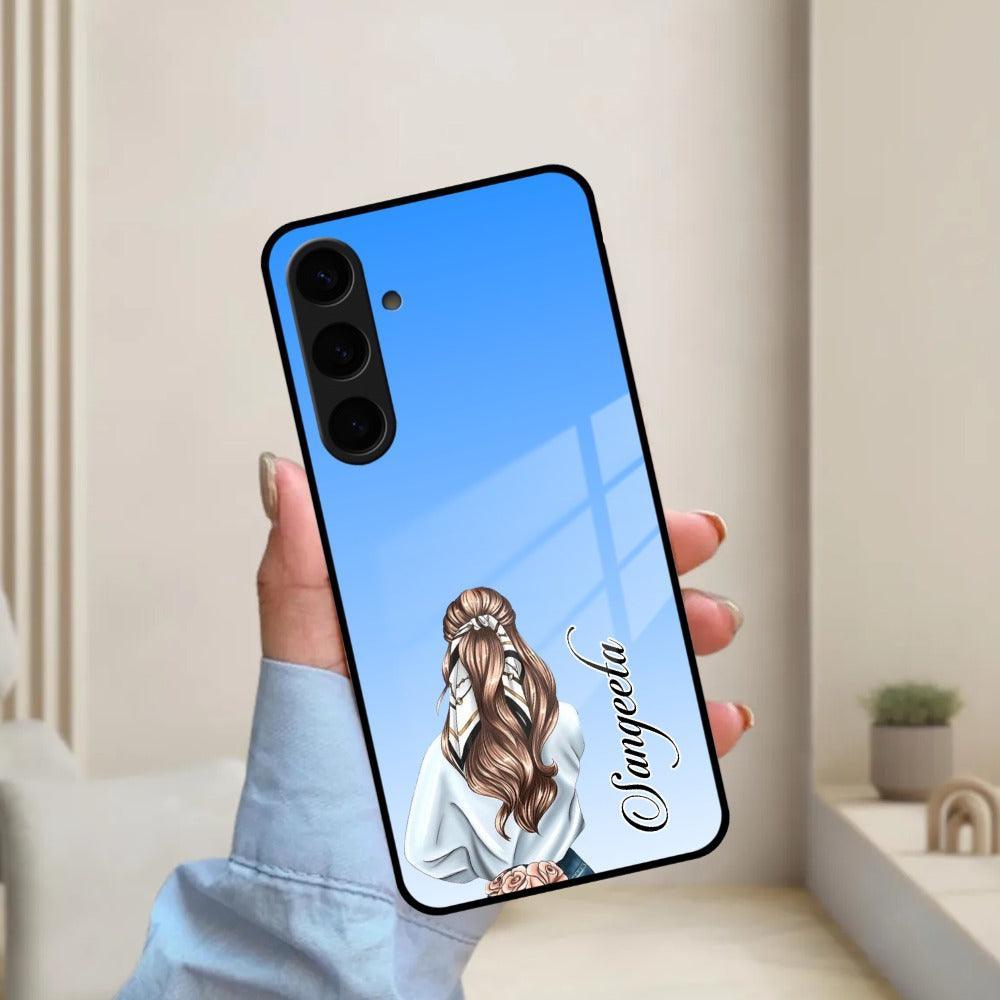 Styles Girl Customize Name Glass Case For Samsung - ShopOnCliQ