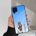 Styles Girl Customize Name Glass Case For Samsung Galaxy M42 5G
