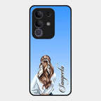 Styles Girl Customize Name Glass Case For Vivo T4X 5G
