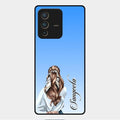 Styles Girl Customize Name Glass Case For Vivo V23 Pro 5G