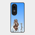 Styles Girl Customize Name Glass Case For Vivo V40 Pro 5G