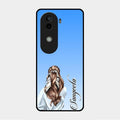 Styles Girl Customize Name Glass Case For Vivo V40E 5G