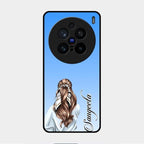 Styles Girl Customize Name Glass Case For Vivo X200 Pro 5G