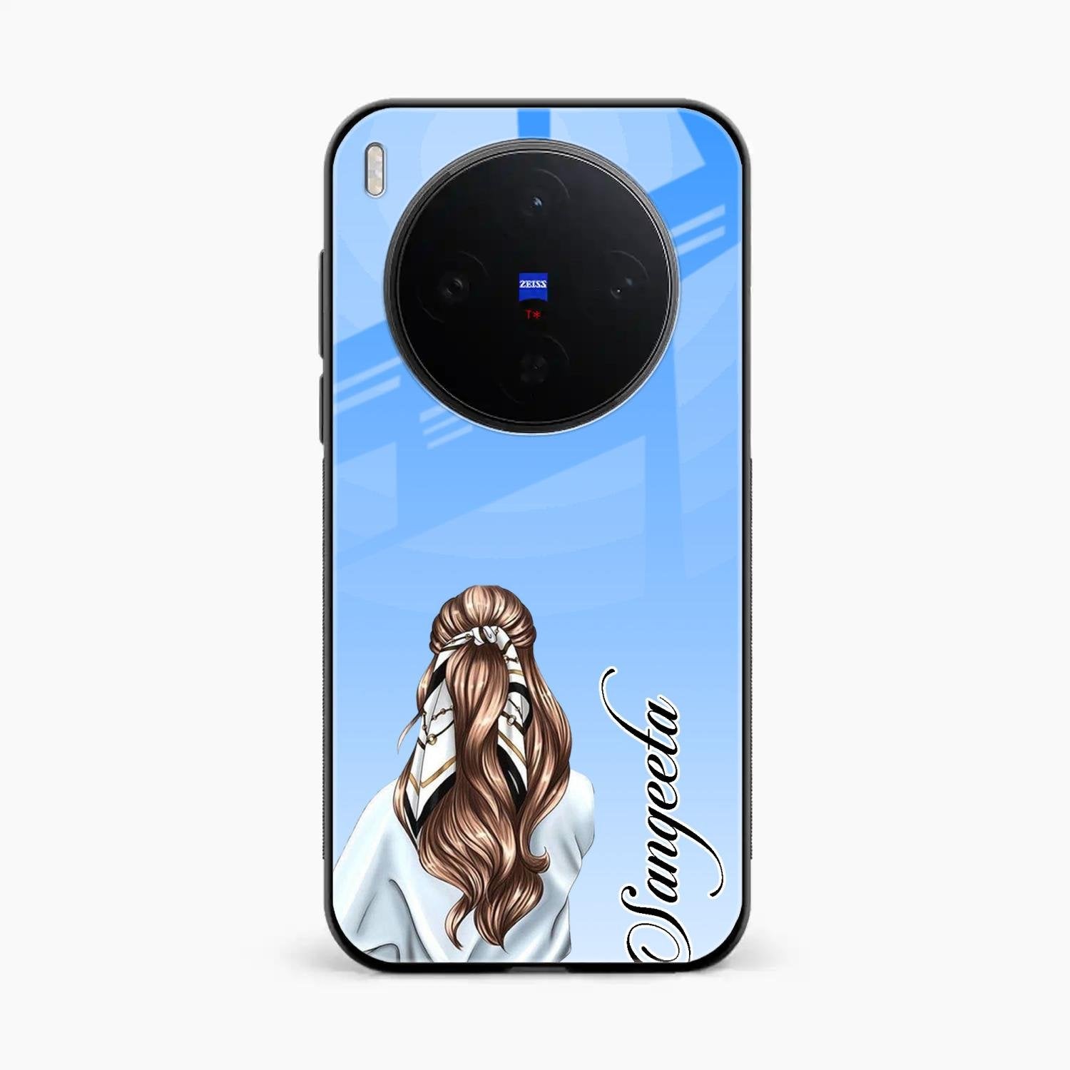 Styles Girl Customize Name Glass Case For Vivo X300 5G