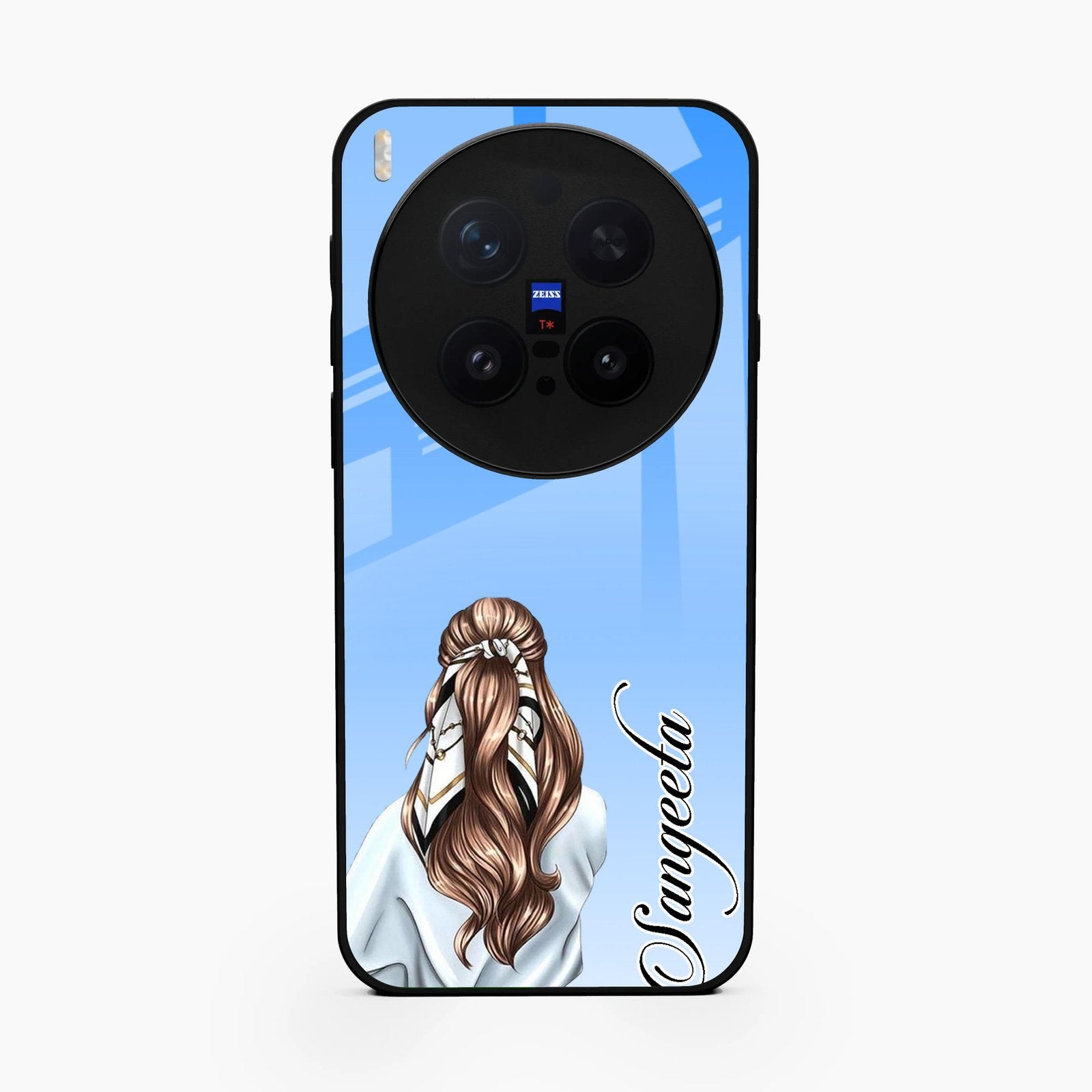 Styles Girl Customize Name Glass Case For Vivo X300 Pro 5G