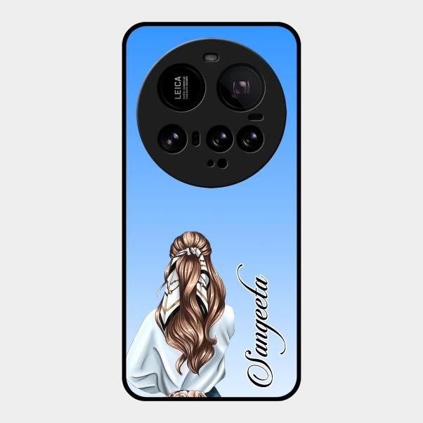 Styles Girl Customize Name Glass Case For Xiaomi 15 Ultra 5G