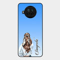 Styles Girl Customize Name Glass Case For Xiaomi Mi 10I 5G