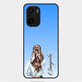Styles Girl Customize Name Glass Case For Xiaomi Mi 11X 5G