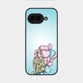 Styles Girl With Balloon Glass Case For Google Pixel 9A 5G