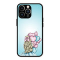 Styles Girl With Balloon Glass Case For iPhone 13 Pro Max