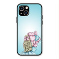 Styles Girl With Balloon Glass Case For iPhone 13