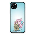 Styles Girl With Balloon Glass Case For iPhone 14 Plus