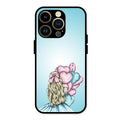 Styles Girl With Balloon Glass Case For iPhone 14 Pro Max