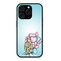 Styles Girl With Balloon Glass Case For iPhone 15 Pro Max