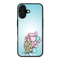 Styles Girl With Balloon Glass Case For iPhone 16 Plus
