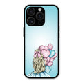 Styles Girl With Balloon Glass Case For iPhone 16 Pro Max