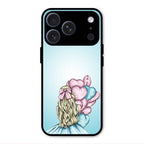 Styles Girl With Balloon Glass Case For iPhone 17 Pro Max