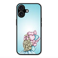Styles Girl With Balloon Glass Case For iPhone 17