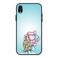 Styles Girl With Balloon Glass Case For iPhone XR
