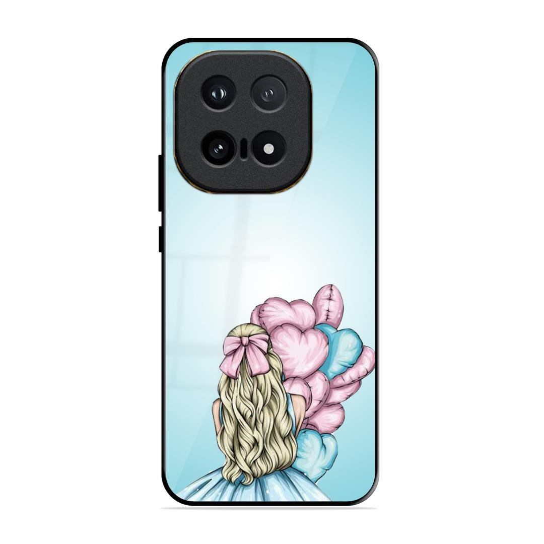 Styles Girl With Balloon Glass Case For iQOO 15 5G