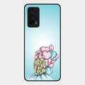 Styles Girl With Balloon Glass Case For Iqoo 7 5G