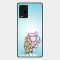 Styles Girl With Balloon Glass Case For Iqoo 7 Legend 5G