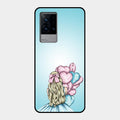 Styles Girl With Balloon Glass Case For Iqoo 9 5G