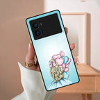 Styles Girl With Balloon Glass Case For Vivo - ShopOnCliQ