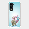 Styles Girl With Balloon Glass Case For Iqoo Z10 Lite