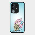 Styles Girl With Balloon Glass Case For iQOO Z10x 5G
