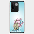 Styles Girl With Balloon Glass Case For Iqoo Z7 Pro 5G