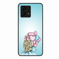 Styles Girl With Balloon Glass Case For Motorola g84 5G